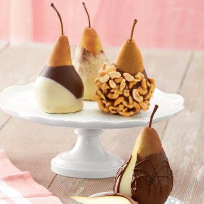 Chocolate Dipped Pears