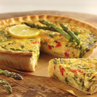 Asparagus Fontina Quiche