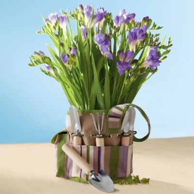 <span style=color:#bb0011>NEW</span> Freesia Garden Gift Tote