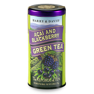Indulge with this aromatic green tea filled with hibiscus, acai, and blackberry. Ingredients include Marionberry bits and blackberry bits along with blackberry leaves.