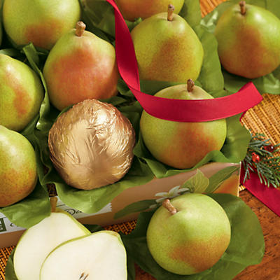 The pears that started it all. Our founders, Harry and David, called these pears "so big and juicy, you eat them with a spoon." That was 80 years ago, when the brothers started selling Souther