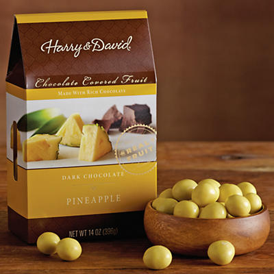 Dark chocolate-covered pineapple is a wonderful taste experience and one of our unique chocolate-covered dried fruit selections. Harry & David carefully selected this dried pineapple because its exoti