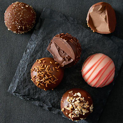 Inspired by some of our favorite desserts, these expertly crafted truffles will make a delightful chocolate gift delivery for those who love their dessert covered in silky chocolate. A perfect gift fo