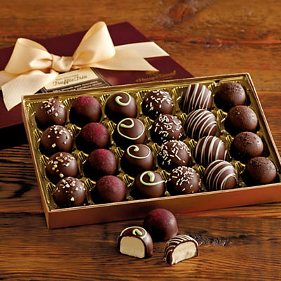 Our Dark Chocolate Truffles are expertly crafted and hand-decorated in our Southern Oregon candy kitchen. These truffles blend the deep, silky flavor and texture of premium dark chocolate with rich an