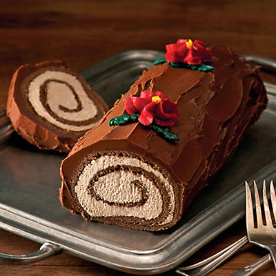The holidays are a time to enjoy elegant and sweet Christmas treats like Bûche de Noël, which is a traditional French dessert. We create a rich chocolate sheet cake and frost it with sweet c
