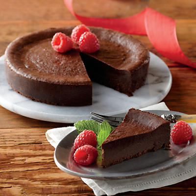 Indulge in this signature dessert made in our own bakery kitchen. Our Chocolate Decadence Cake is rich, with an almost fudge-like consistency, and is handcrafted with real butter, premium dark chocola
