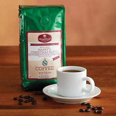 When the sun has set and holiday ornaments sparkle in the light of the eve's fire, nothing satisfies quite like a sip of this rich Christmas coffee. Flavors of sweet butterscotch and caramel help to r