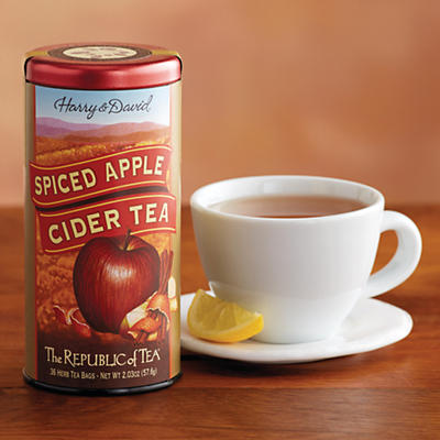 A naturally-caffeine free blend of apples, cinnamon cloves and ginger. Reminiscent of apple cider, with the luscious aroma of cinnamon and cloves, make this cup the perfect accompaniment to the colors