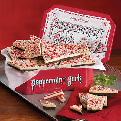 This Peppermint Bark Tin is a delicious gourmet food gift to send, and a wonderful old-fashioned treat for your own household. We craft it in our own candy kitchen using the finest ingredients and han