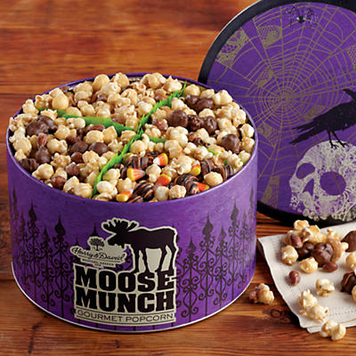We weren't satisfied with any caramel corn or gourmet popcorn on the market. So we invented Moose Munch Gourmet Popcorn using only the finest ingredients and inventive flavors. This Halloween Moose Mu