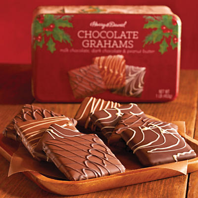 We craft our Chocolate-Covered Graham Crackers in our own candy kitchen. Starting with crisp graham crackers, we coat them in rich dark, milk, or peanut butter chocolate. This makes a great gourmet ch