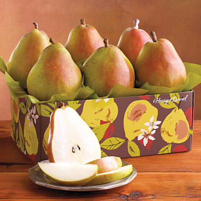 The pears that started it all. Our founders, Harry and David, called these pears "so big and juicy, you eat them with a spoon." That was 80 years ago, when the brothers started selling Souther
