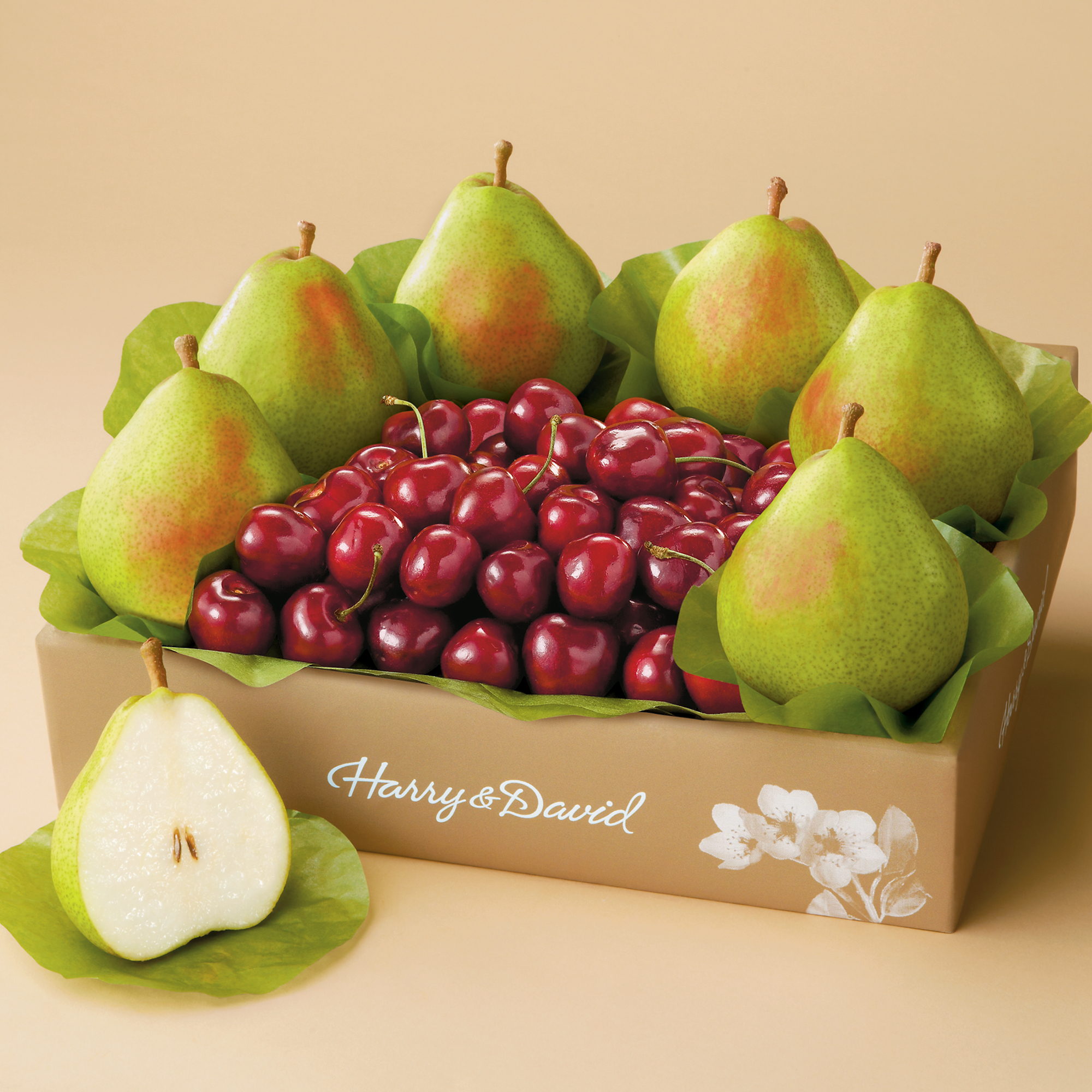 Royal Verano Pears & CherryOh! Cherries Fresh Fruit Delivery