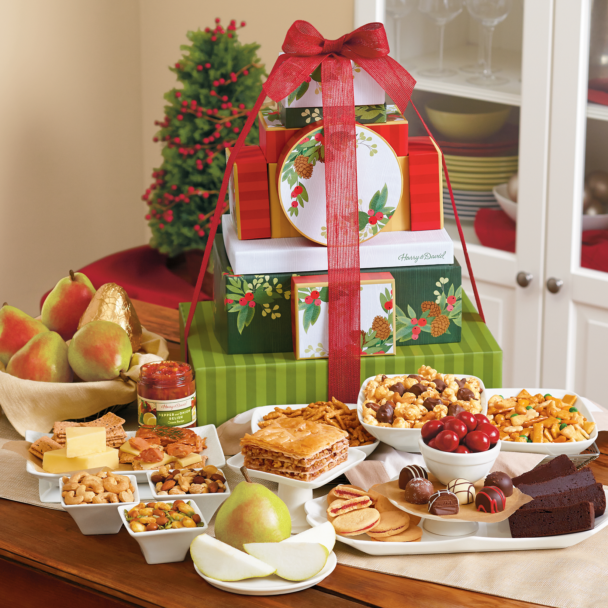 Holiday Tower of Treats® Celebration Gift Towers Harry & David