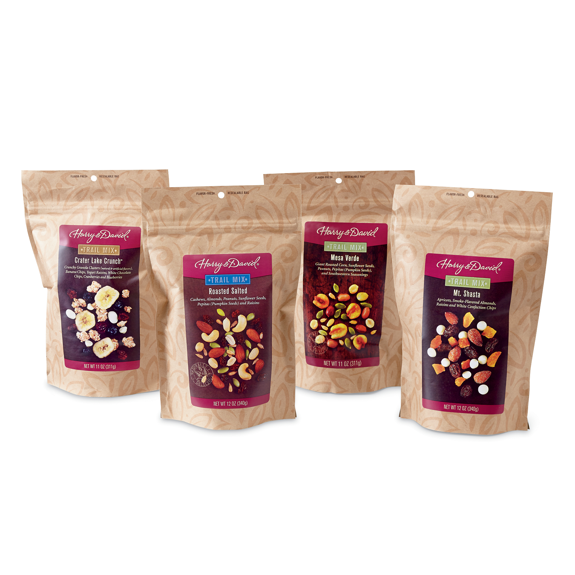Pick 4 Trail Mixes Store Favorites Gift Baskets Harry & David