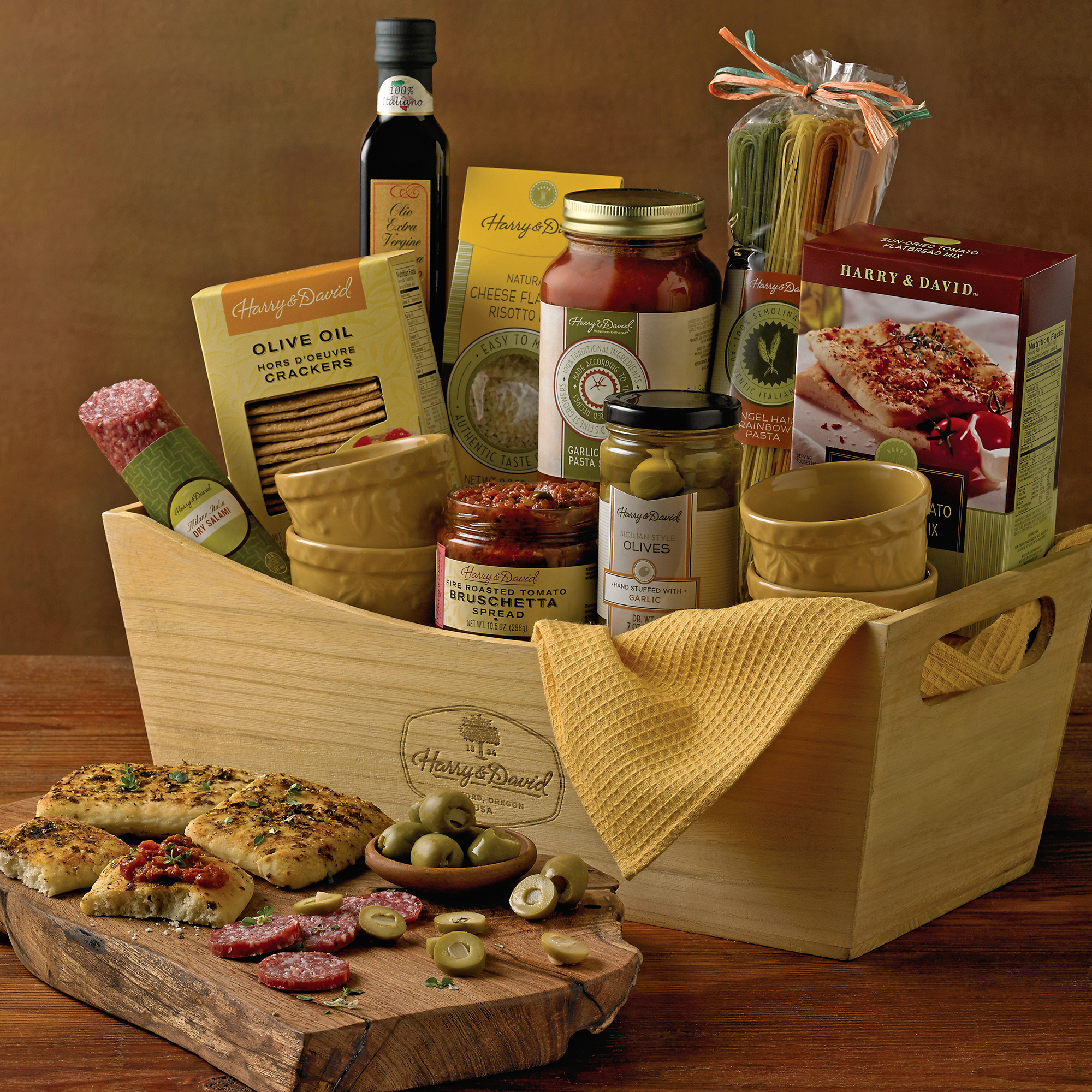 Italian Dinner Gift Basket Ideas