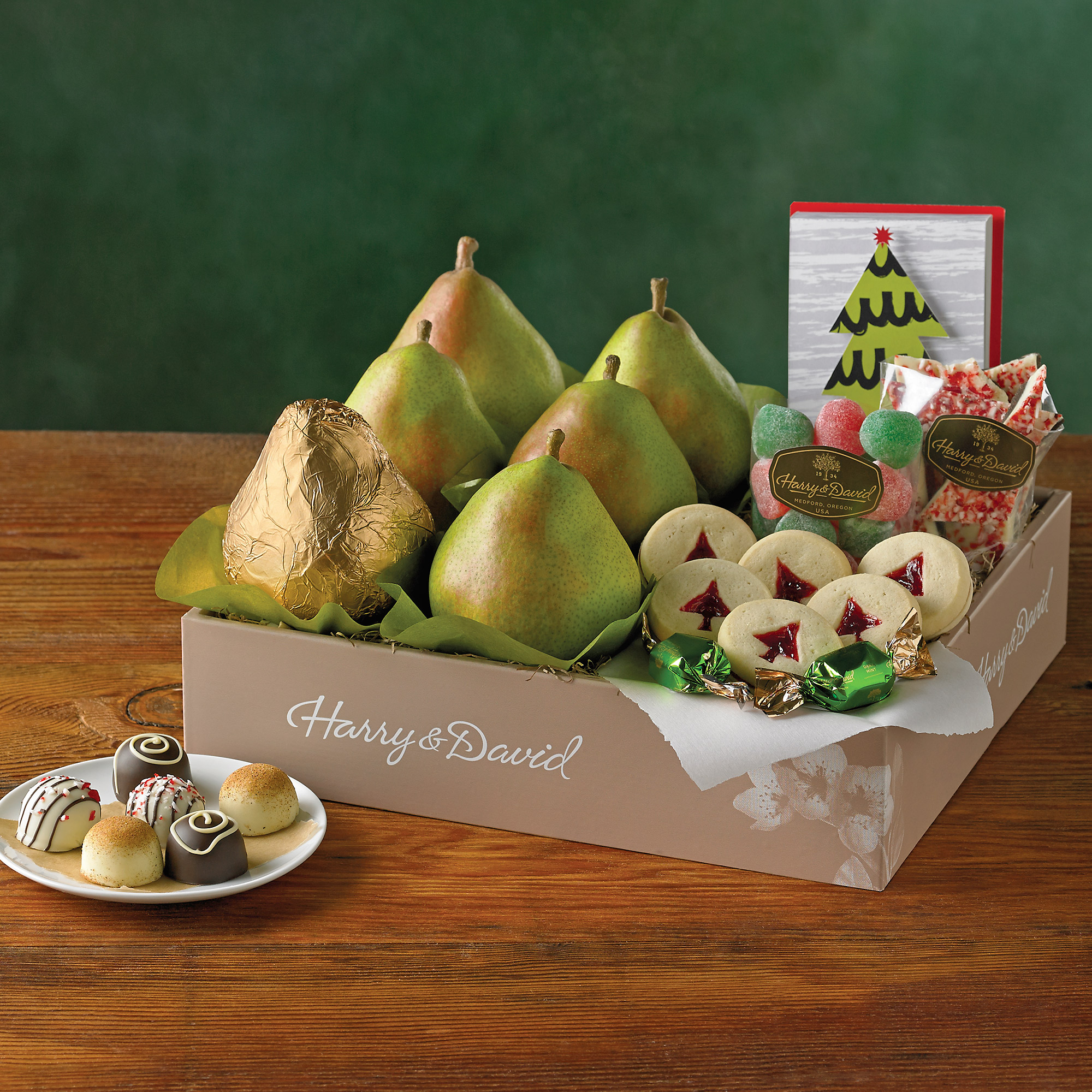 Deluxe Christmas Gift Box Bakery Gift Baskets Harry & David