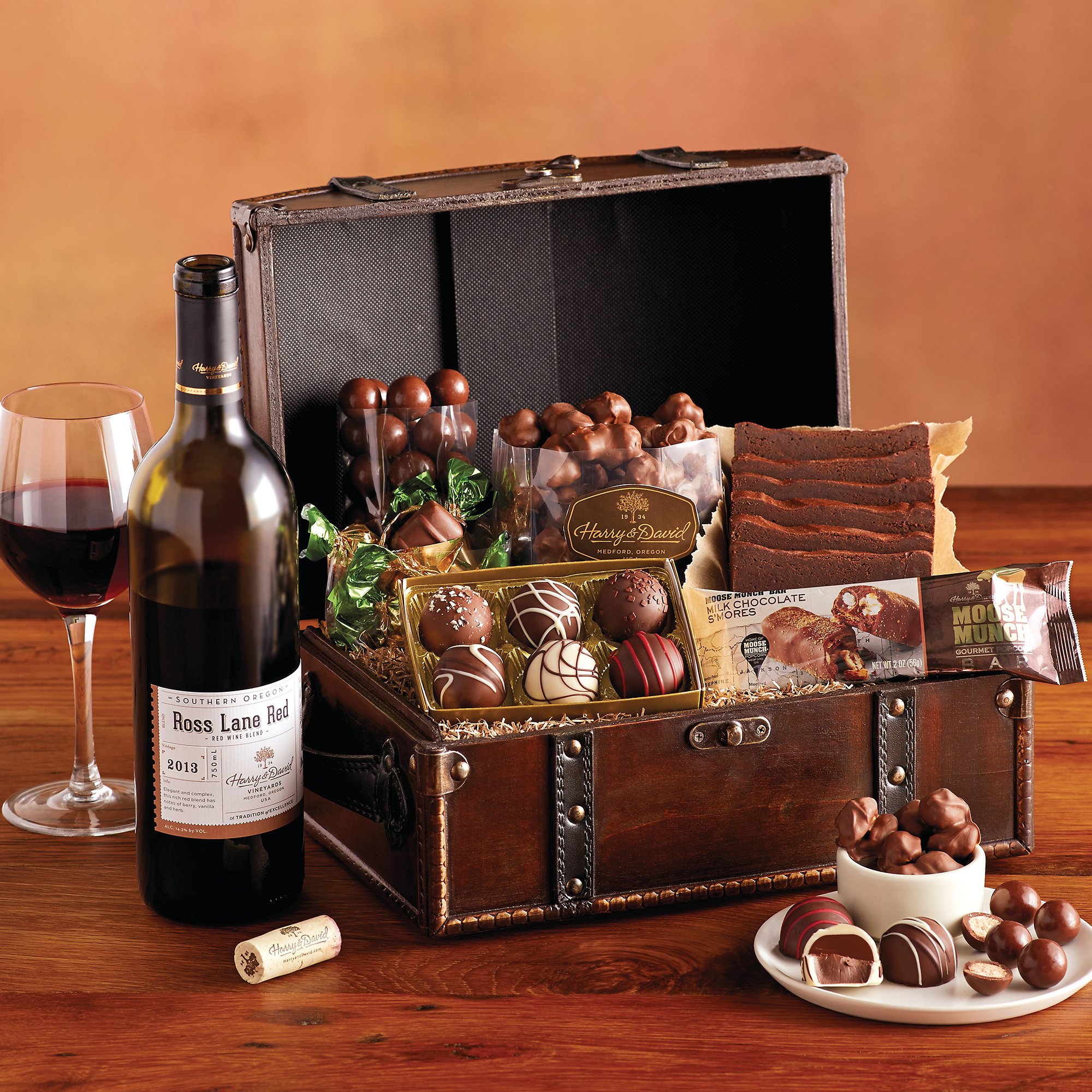 Vintage Gourmet Celebration Chest Gift Baskets Harry & David