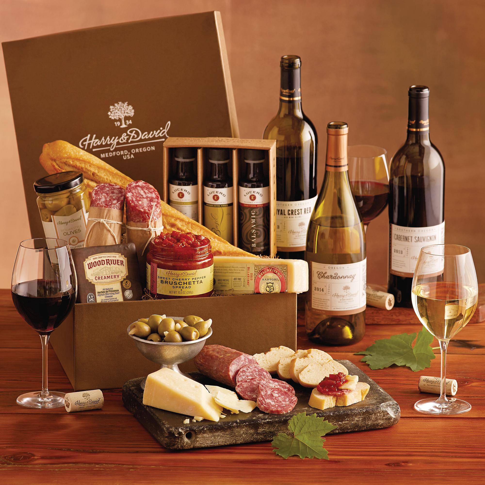 Antipasto Wine Pairing Collection Three Bottles Gifts with Wine