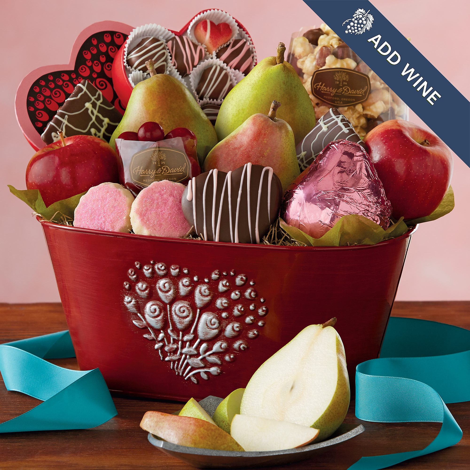 Deluxe Valentine's Day Gift Basket Valentine Gift Baskets