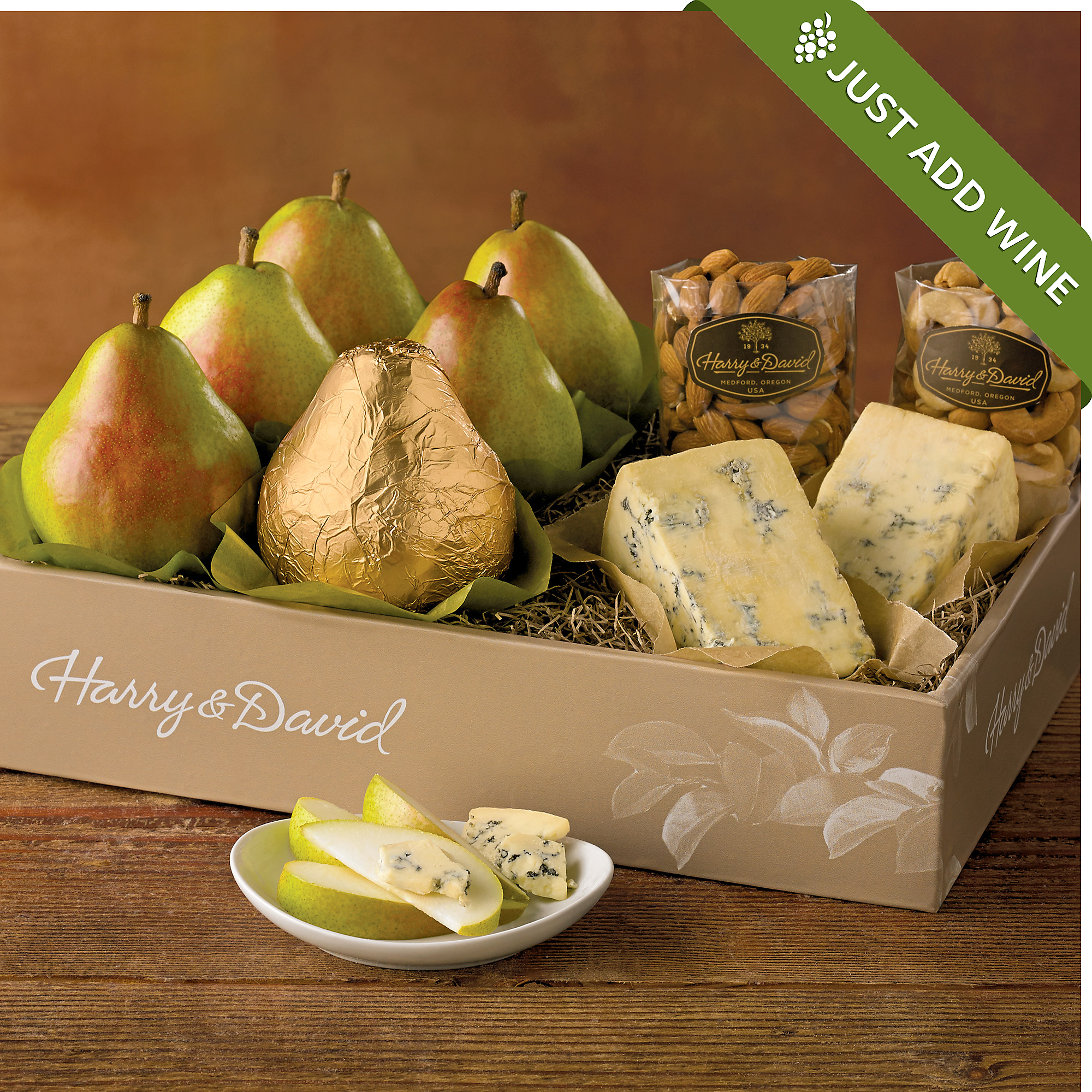 Pears and Stilton Cheese Gift Box Harry & David