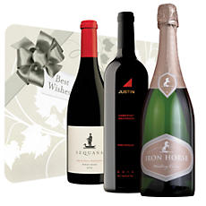 Wedding and Anniversary Wine Trio