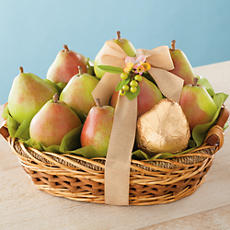 <span style=color:#bb0011>NEW</span> Gold Spring Pear Gift Basket