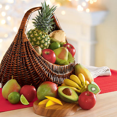 Fresh Fruit Gift Basket Deluxe Fresh Fruit Gift Basket Deluxe