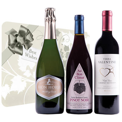 Wedding and Anniversary Wine Trio Wedding and Anniversary Wine Trio