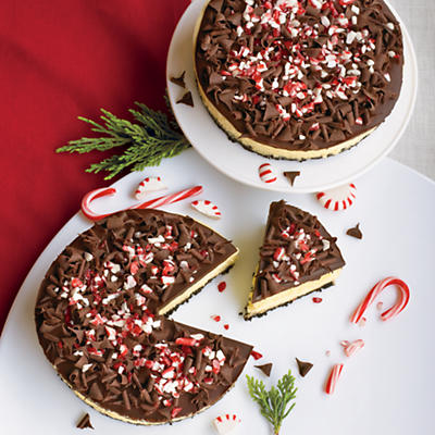 Peppermint Cheesecakes Peppermint Cheesecakes