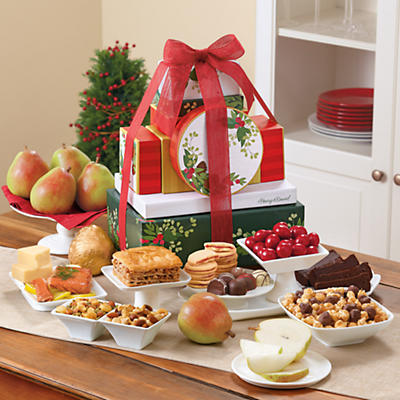 Holiday Tower of Treats® Gift Deluxe Holiday Tower of Treats® Gift Deluxe