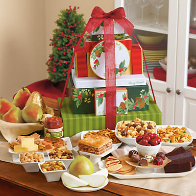 Holiday Tower of Treats® Gift Grand Deluxe Holiday Tower of Treats® Gift Grand Deluxe