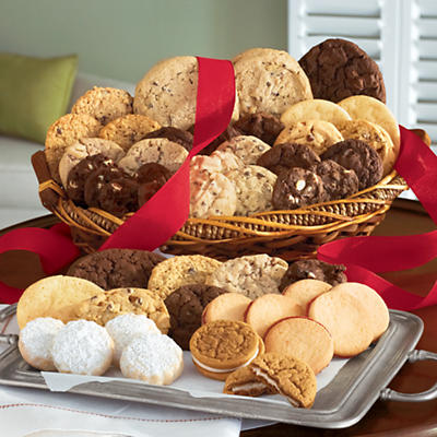 Baker City Holiday Cookie Basket Deluxe Baker City Holiday Cookie Basket Deluxe
