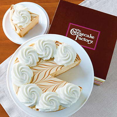 NEW The Cheesecake Factory® Dulce de Leche Cheesecake NEW The Cheesecake Factory® Dulce de Leche Cheesecake