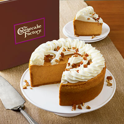 NEW The Cheesecake Factory® Pumpkin Cheesecake NEW The Cheesecake Factory® Pumpkin Cheesecake