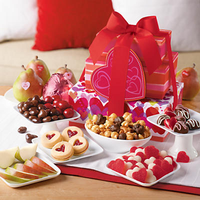 Valentine's Day Tower of Treats® Gift Valentine's Day Tower of Treats® Gift