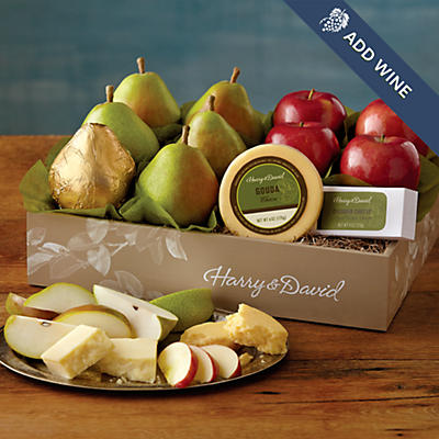 Pears, Apples, and Cheese Gift - 4368