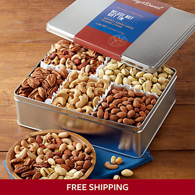 Deluxe Nut Gift Tin Deluxe Nut Gift Tin