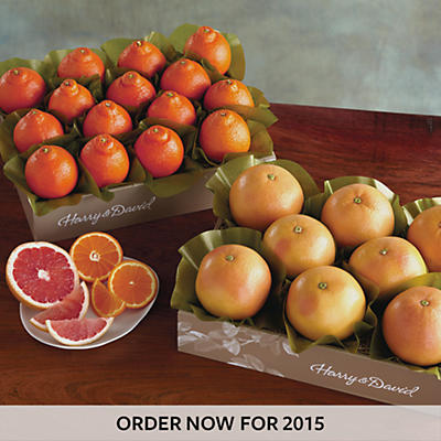 Cushman's® HoneyBells and Red Grapefruit - Two Trays Cushman's® HoneyBells and Red Grapefruit - Two Trays