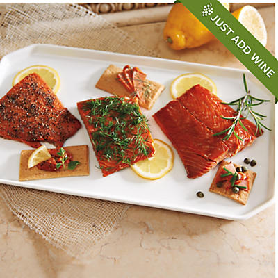 Wild Alaskan Salmon Trio Wild Alaskan Salmon Trio