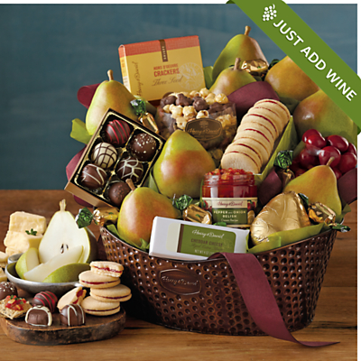 gift harry david basket baskets gifts anniversary favorites deluxe parents christmas tenant holiday retirement harryanddavid thank gourmet creative thingamagift elegant