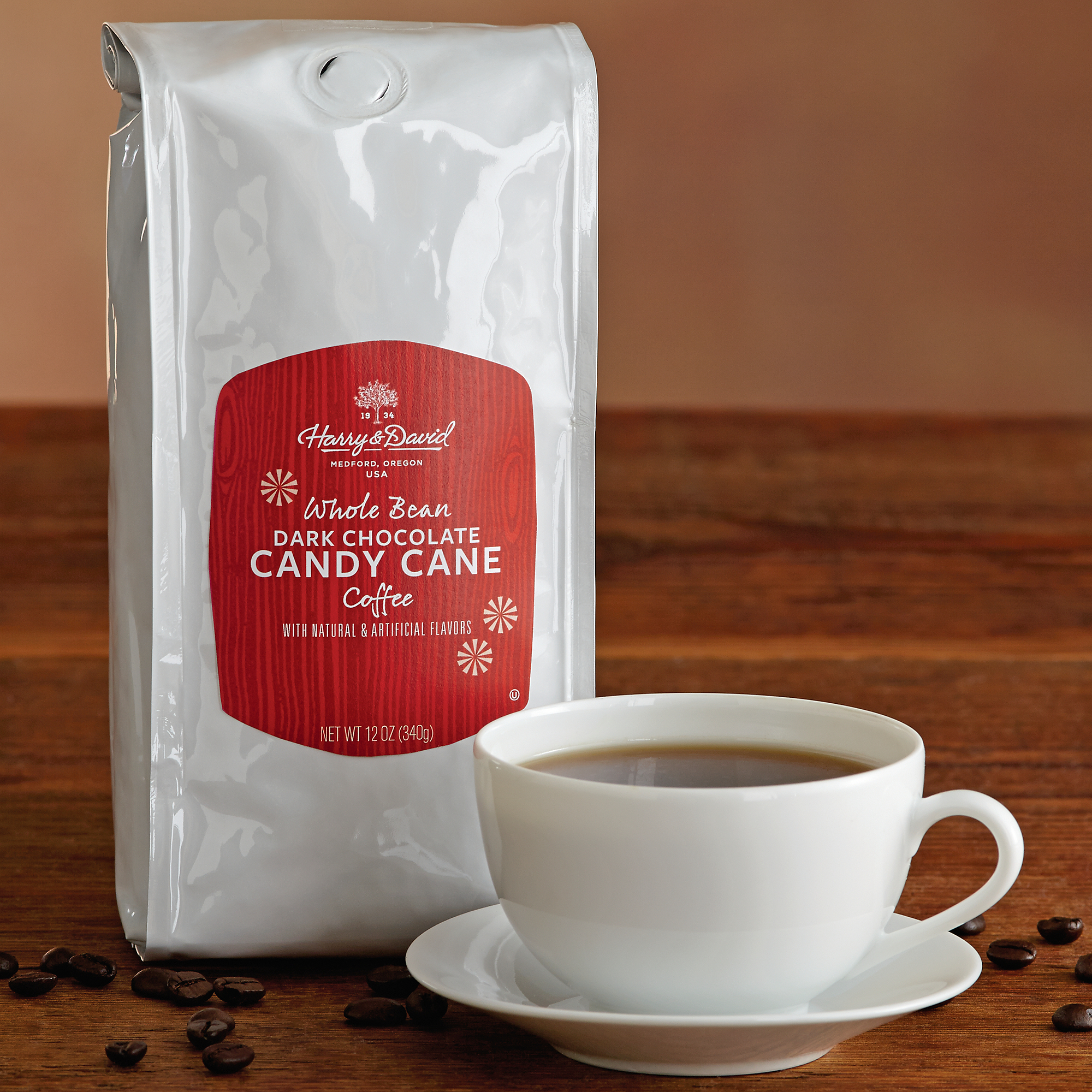 Dark Chocolate Candy Cane Coffee | Buy Coffee Online | Harry & David