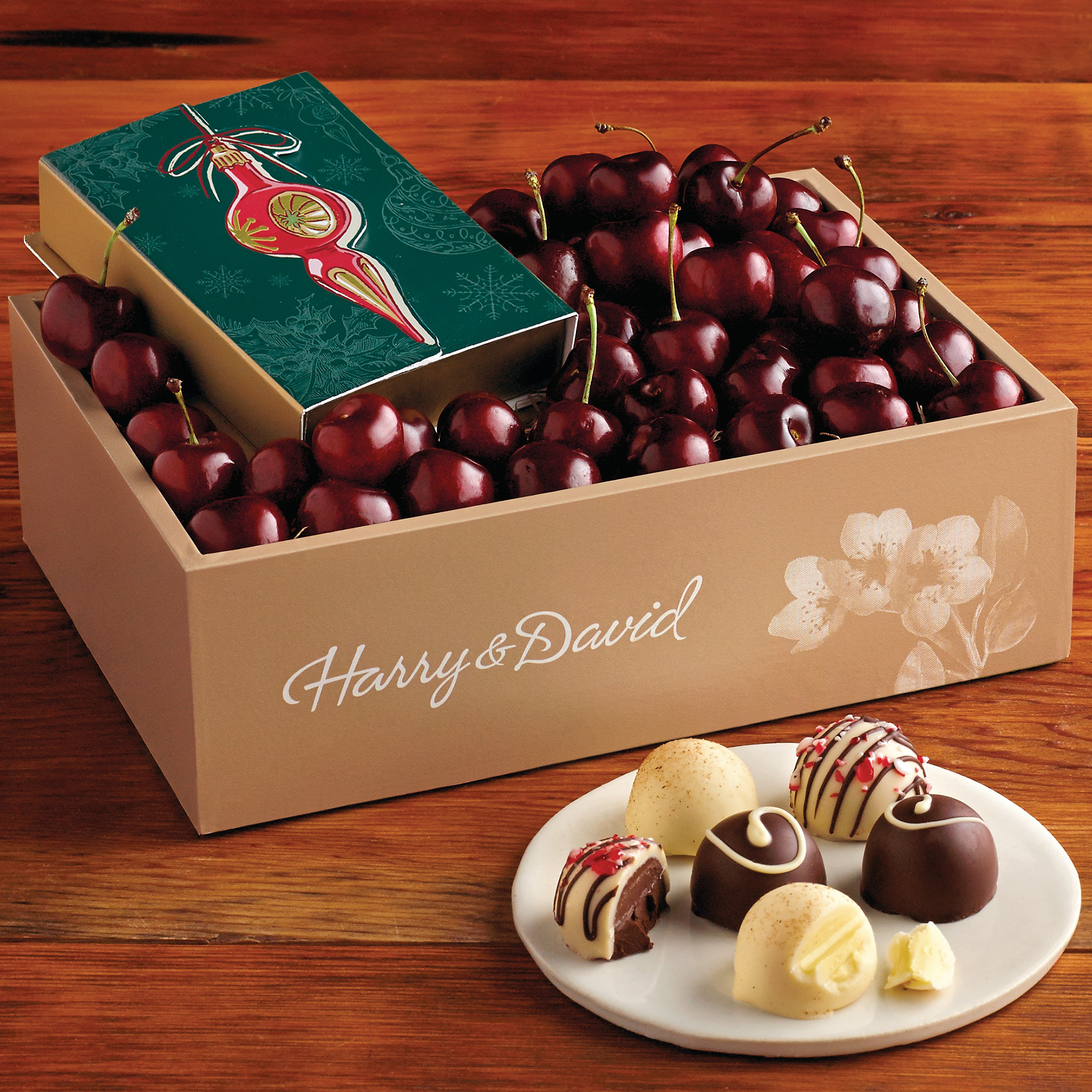 Christmas Cherry-Oh!® Cherries with Chocolate | Seasonal Fruit | Harry ...