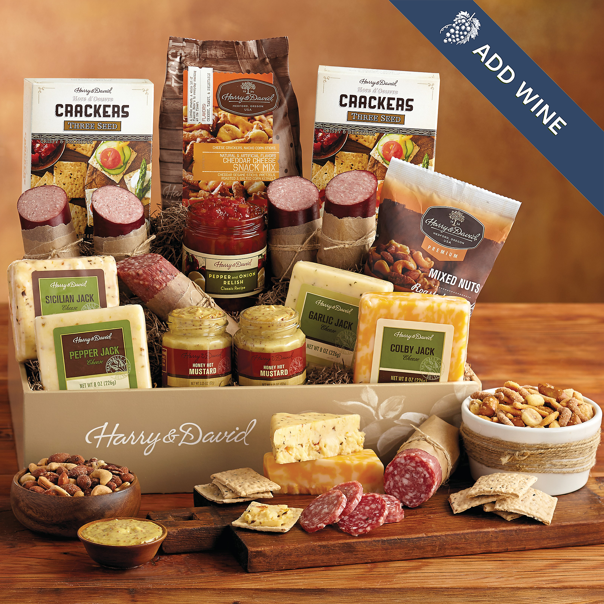 Deluxe Gourmet Sausage and Cheese Gift