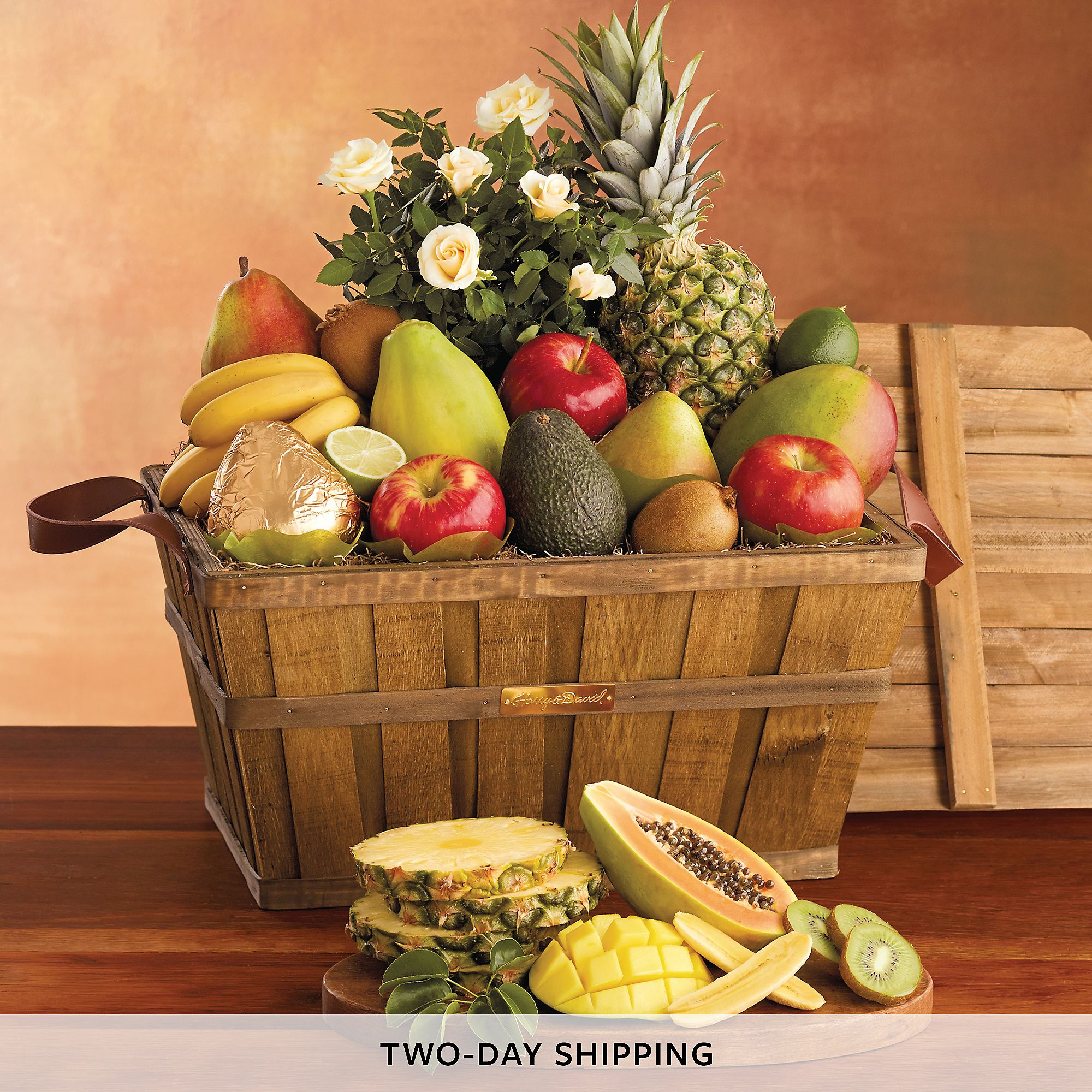 Flowers and Fruit Gift Basket | Fruit Baskets | Harry & David