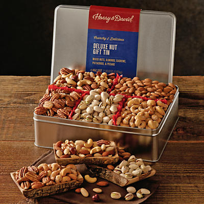 Deluxe Mixed Nuts Gift Tin | Gourmet Mixed Nuts | Harry & David